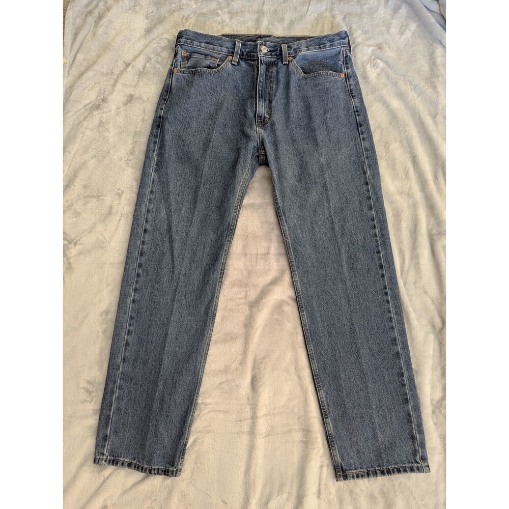 NWOT Levi's 505 Jeans Mens Size 36x32 Medium Wash Straight Leg 100% Cotton